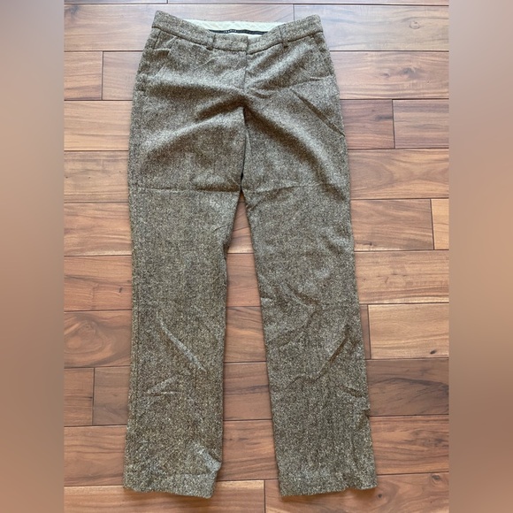 Theory Pants - Theory Wool Blend Tweed Tailored Trouser Pants Size 0